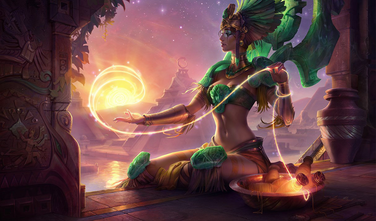 splash art sun goddess karma