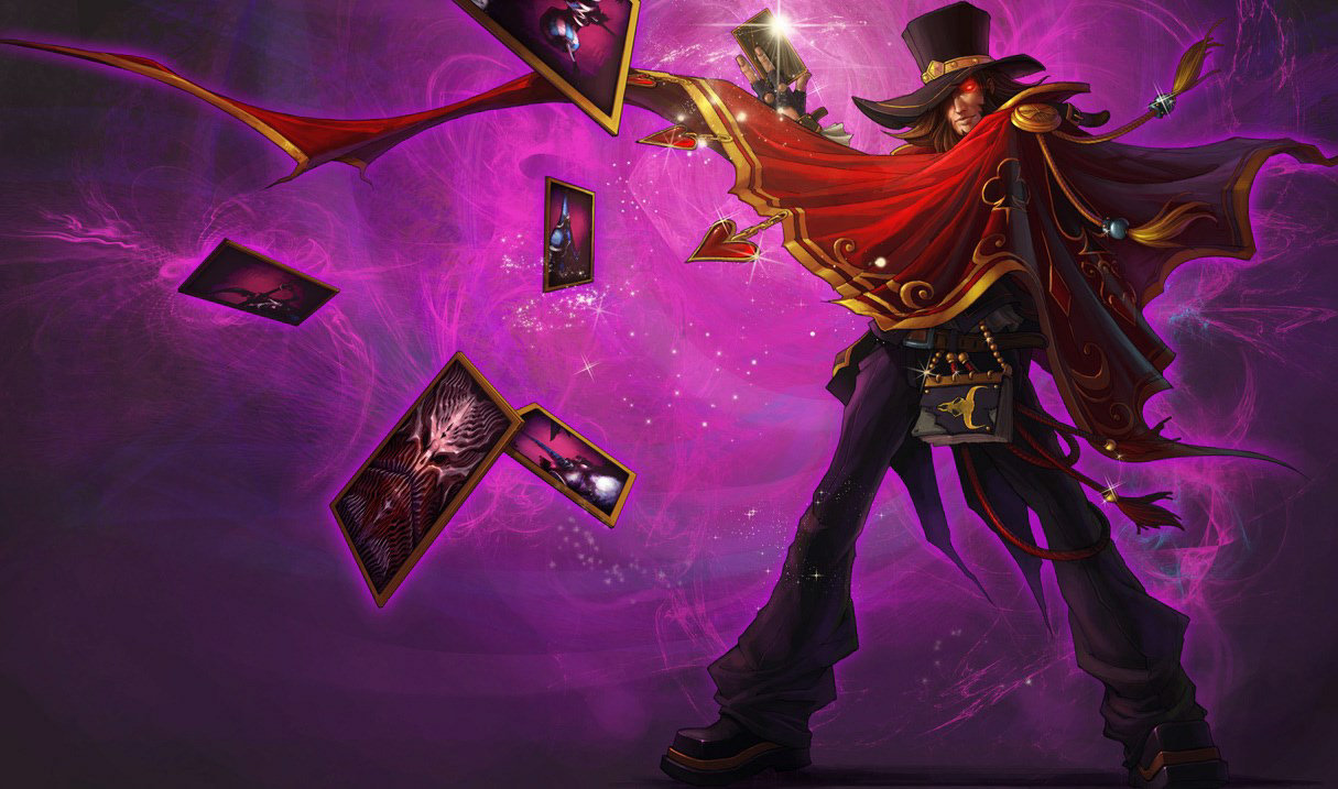splash art the magnificent twisted fate