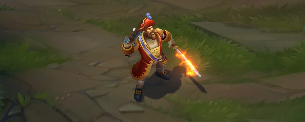 Toy Soldier Gangplank Skin for league of legends ingame picture