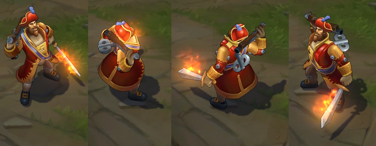 Toy Soldier Gangplank Skin for league of legends ingame picture