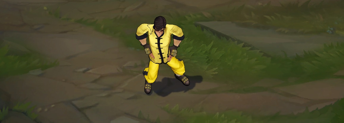 Dragonfist Lee Sin chroma pack skin for league of legends ingame picture splash art