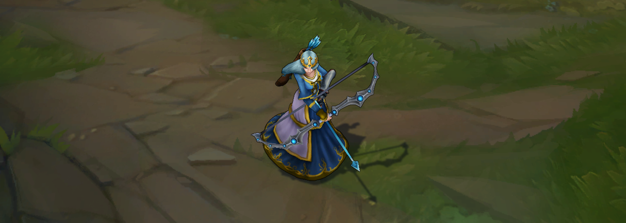 Queen Ashe, skin for league of legends ingame picture