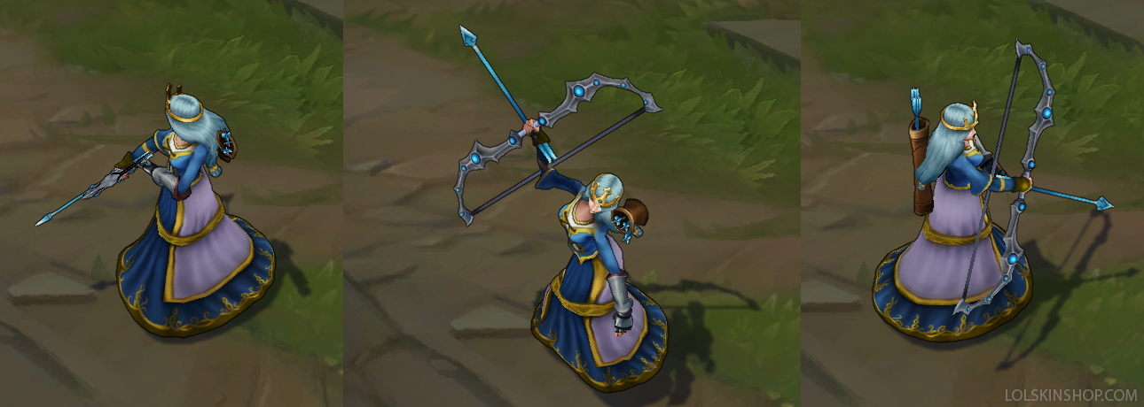 Queen Ashe, skin for league of legends ingame picture