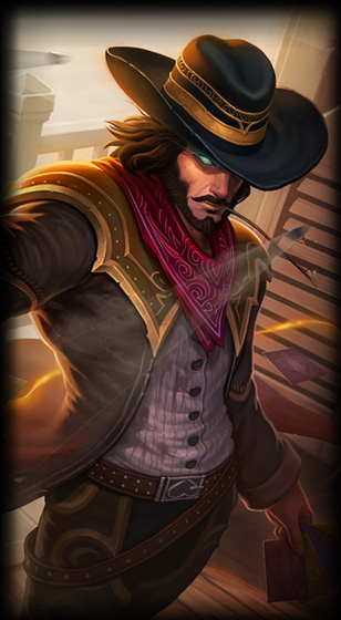 High Noon Twisted Fate skin for League of Legends ingame picture splash art