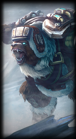 Northern Storm Volibear skin for League of Legends ingame picture splash art