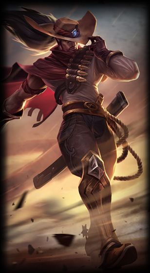 High Noon Yasuo skin for League of Legends ingame picture splash art