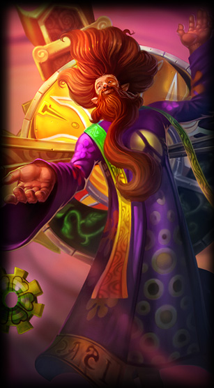 Groovy Zilean skin for League of Legends ingame picture splash art