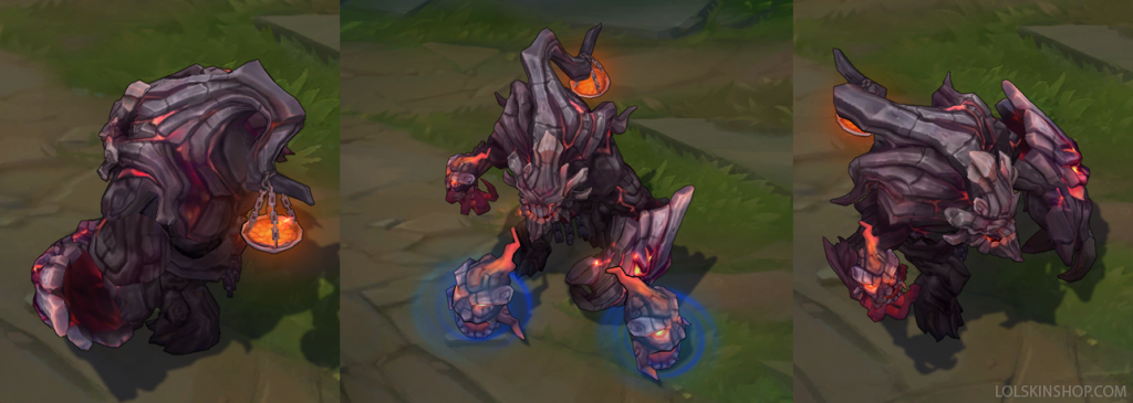 Charred Maokai - League of Legends skin - LoL Skin