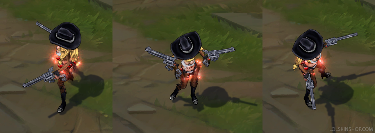 Cowgirl Miss Fortune, skin spotlight, Miss Fortune skins, Miss Fortune lol, lol Miss Fortune