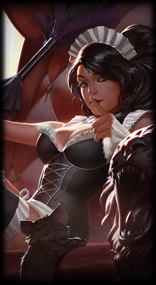 French Maid Nidalee League Of Legends Skin Lol Skin