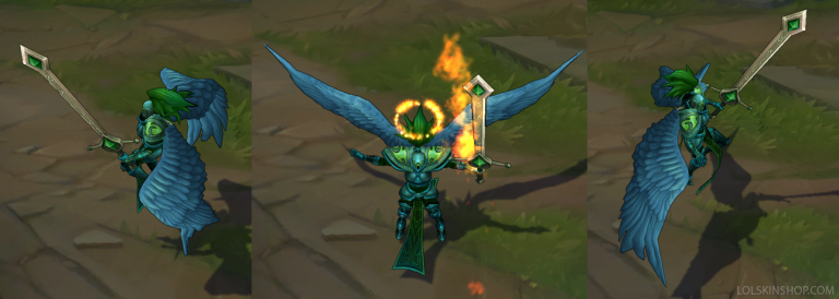 Viridian Kayle - League of Legends skin - LoL Skin