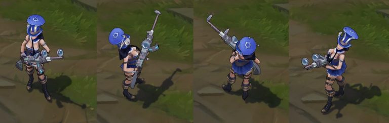 Caitlyn Rebel Chroma Skin - League Of Legends Skin - LoL Skin