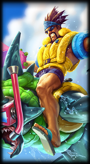 Draven Pool Party Loading Screen