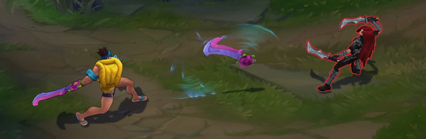 pool party draven skin spell animation