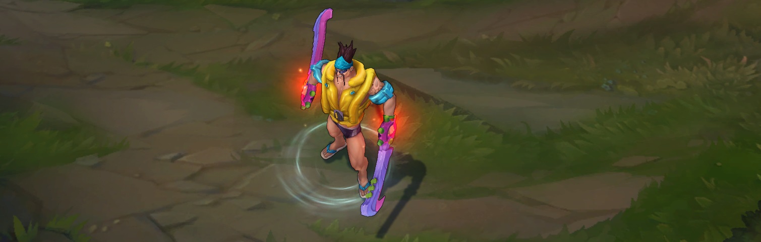 pool party draven skin for league of legends ingame picture