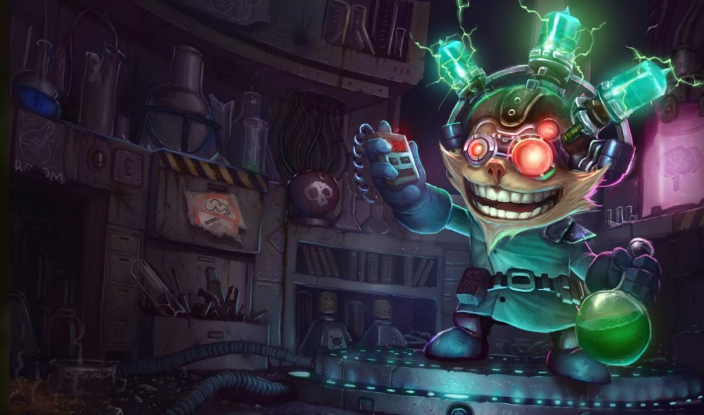 Mad Scientist Ziggs - League Of Legends Skin - Lol Skin