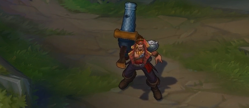 Cutthroat Graves skin for league of legends ingame picture