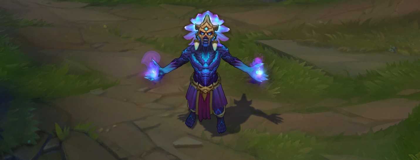Spirit Fire Brand Skin for league of legends ingame picture