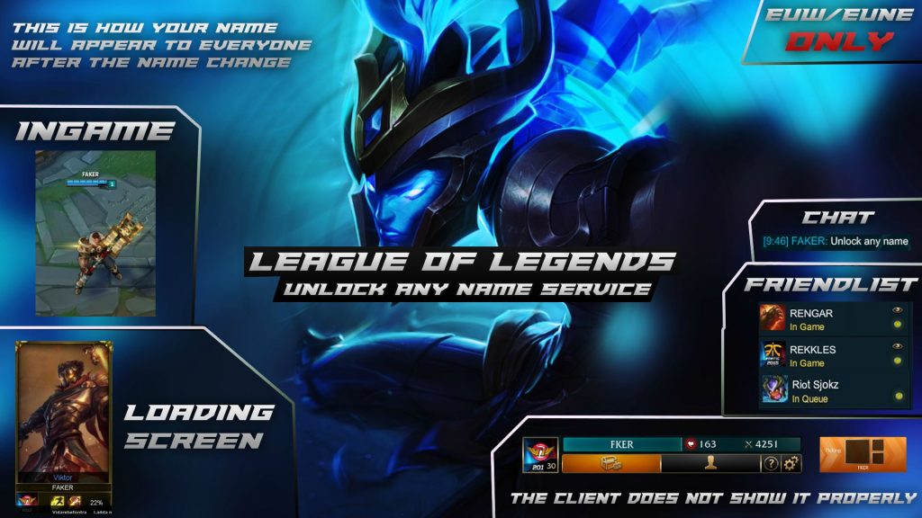Get The Ingame Name YOU Want Name Yourself Faker 