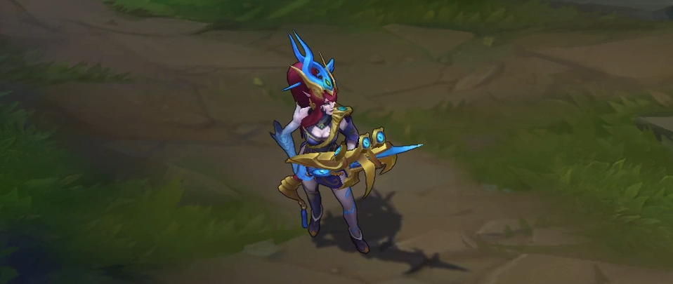 lunar wraith caitlyn skin for league of legends ingame picture