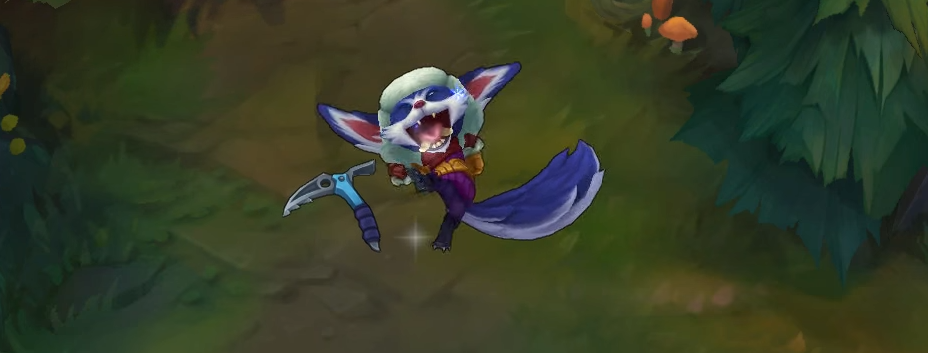 snow day gnar skin for league of legends ingame picture