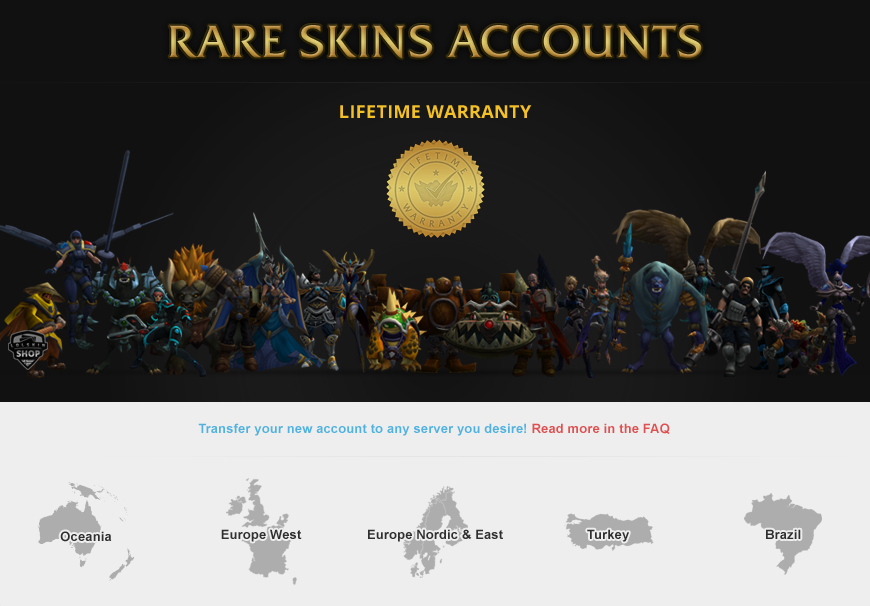 rare skin lol accounts, rare lol account, lol account skin, lol smurf skin,