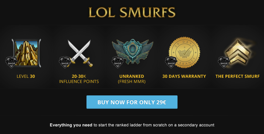 League of Legends Unranked Smurfs