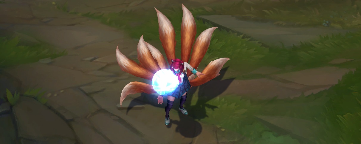 Academy Ahri Skin for league of legends ingame picture