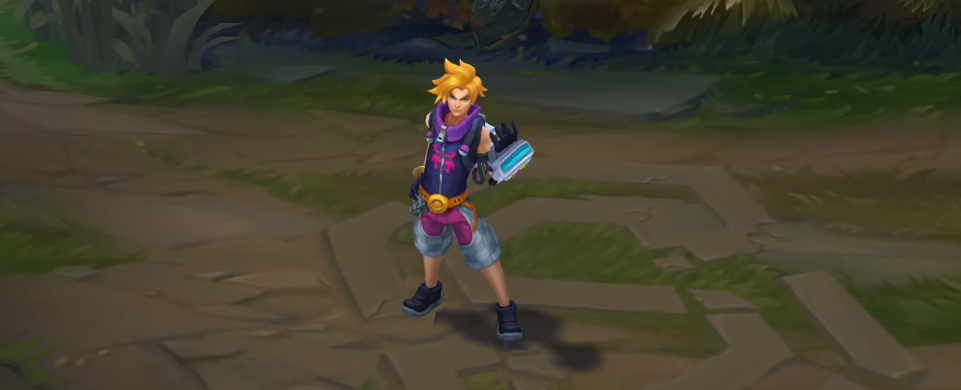 arcade ezreal skin for league of legends ingame picture