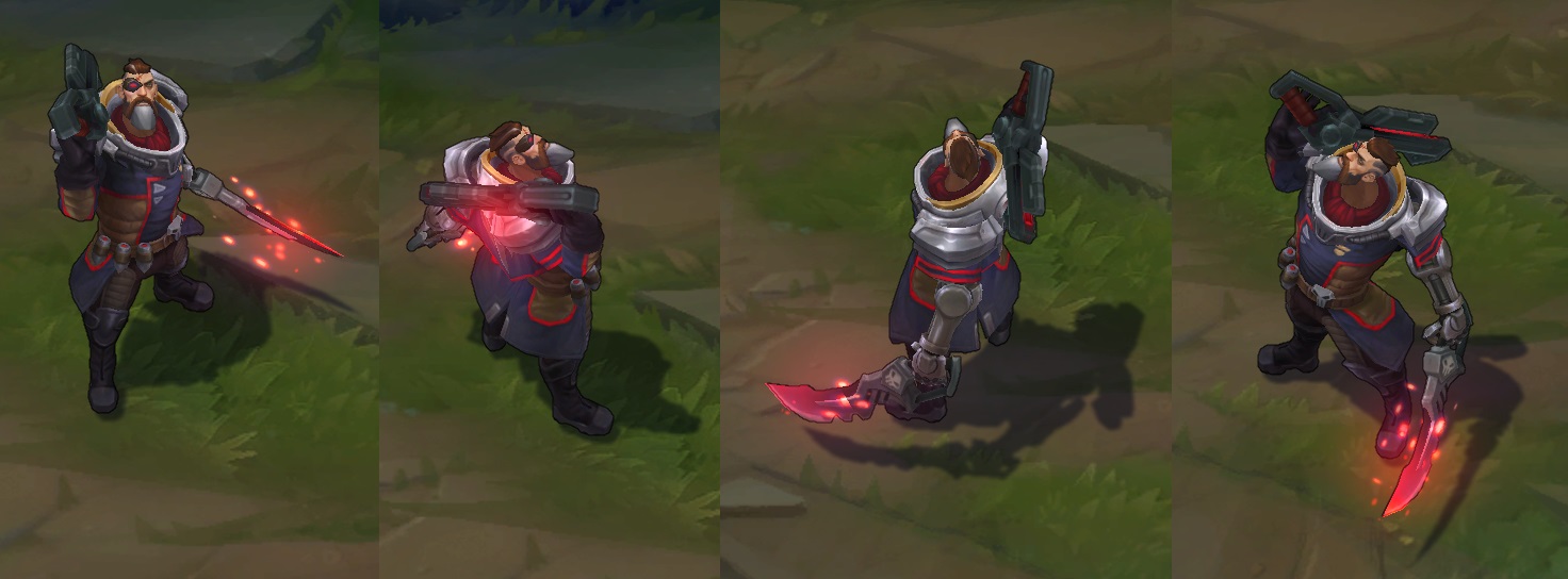 Dreadnova Gangplank Skin for league of legends ingame picture