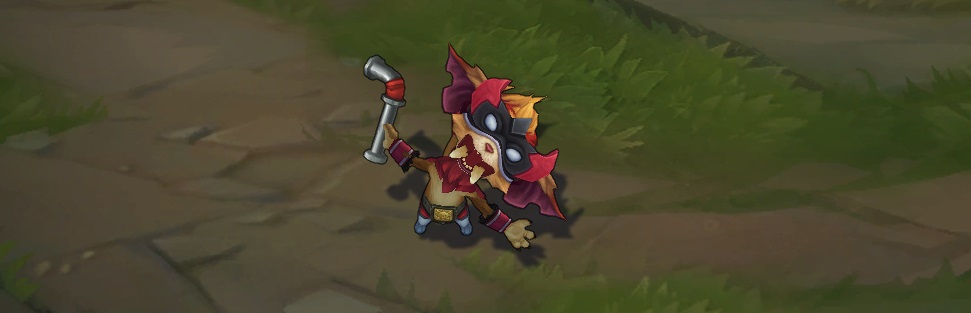 El Leon Gnar Skin for league of legends ingame picture