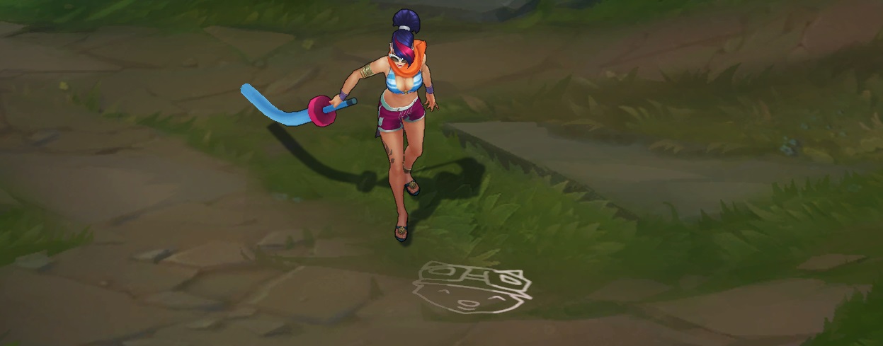 Pool Party Fiora Skin for league of legends ingame picture
