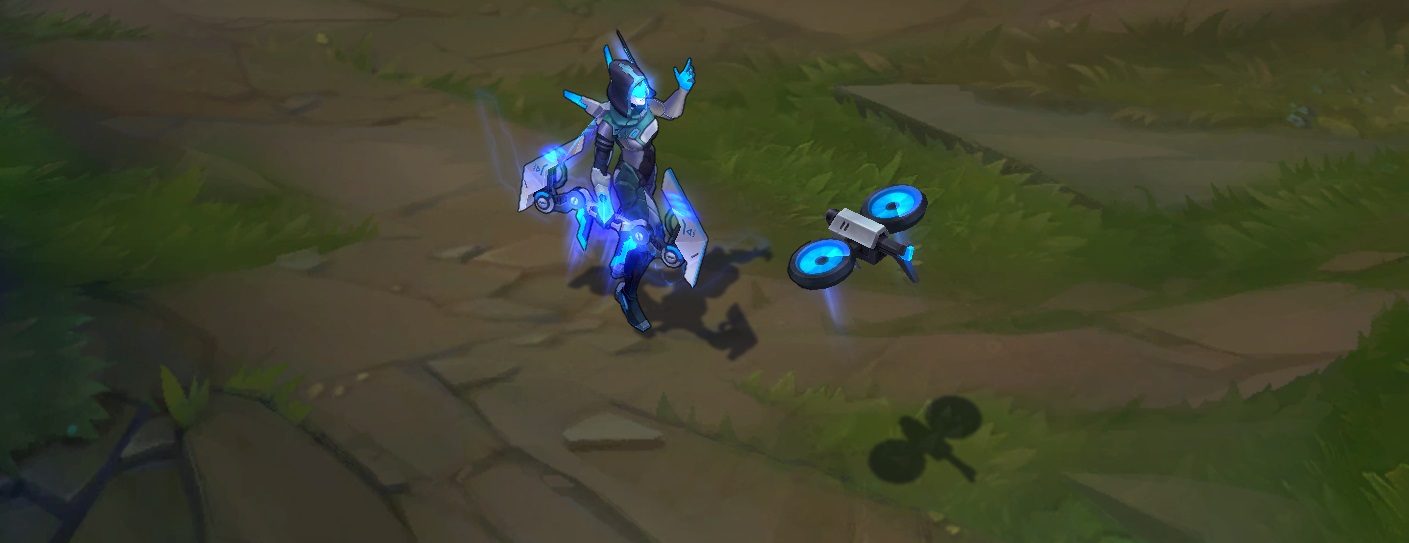 Project Ashe Skin for league of legends ingame picture