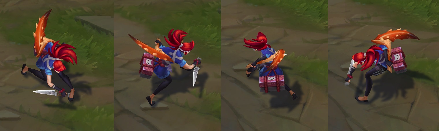sashimi akali skin for league of legends ingame picture