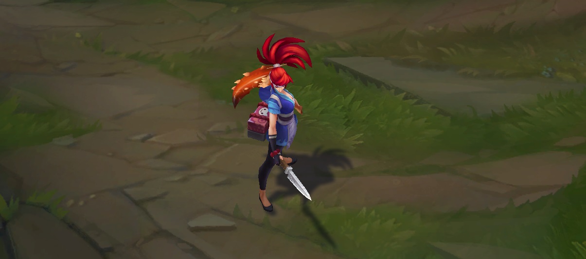 sashimi akali skin for league of legends ingame picture