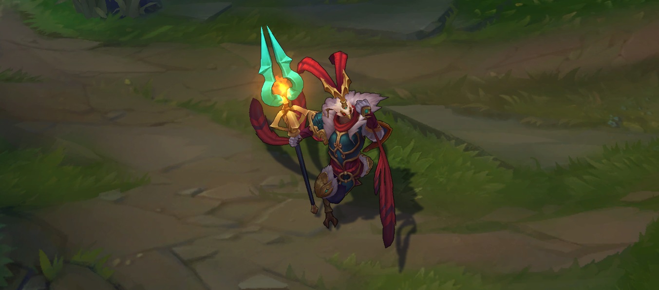 Warring Kingdoms Azir skin for league of legends ingame picture