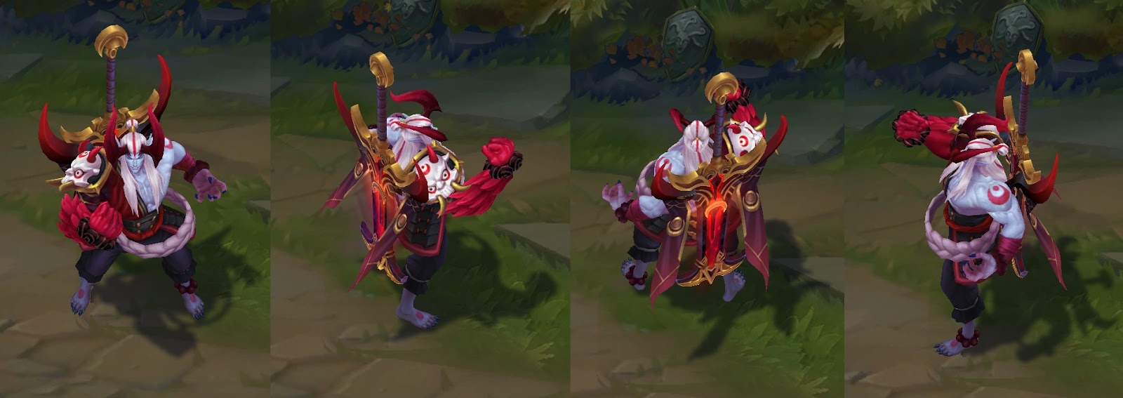 blood moon aatrox skin for league of legends ingame picture