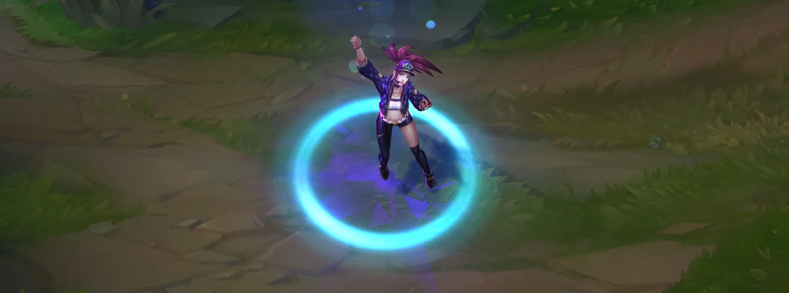 kda akali skin recall animation