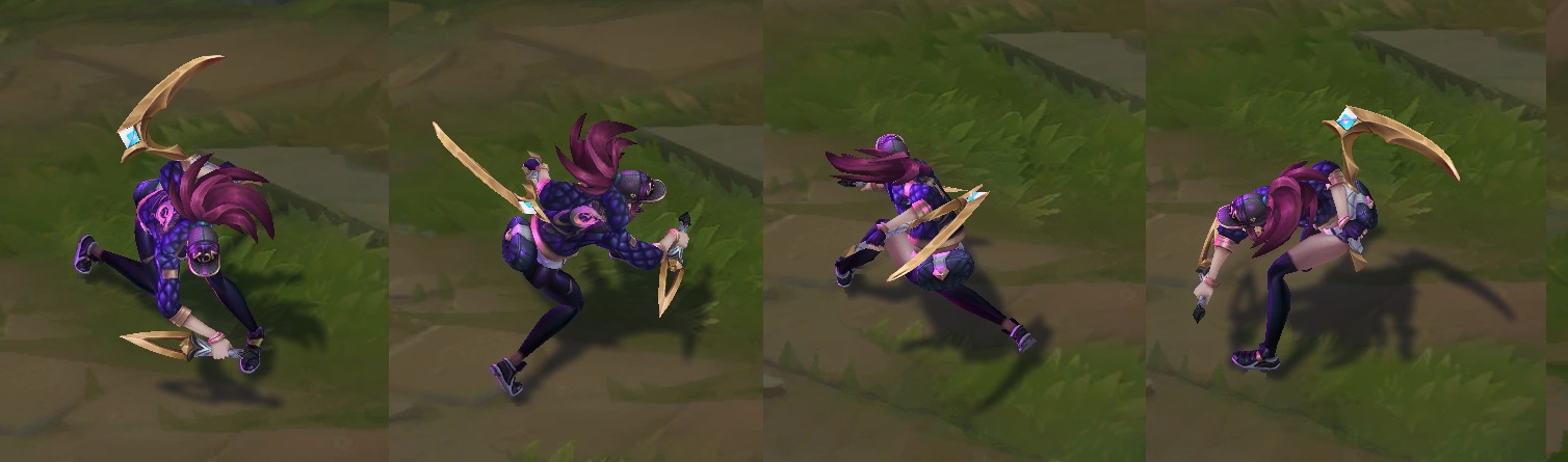 kda akali skin for league of legends ingame picture
