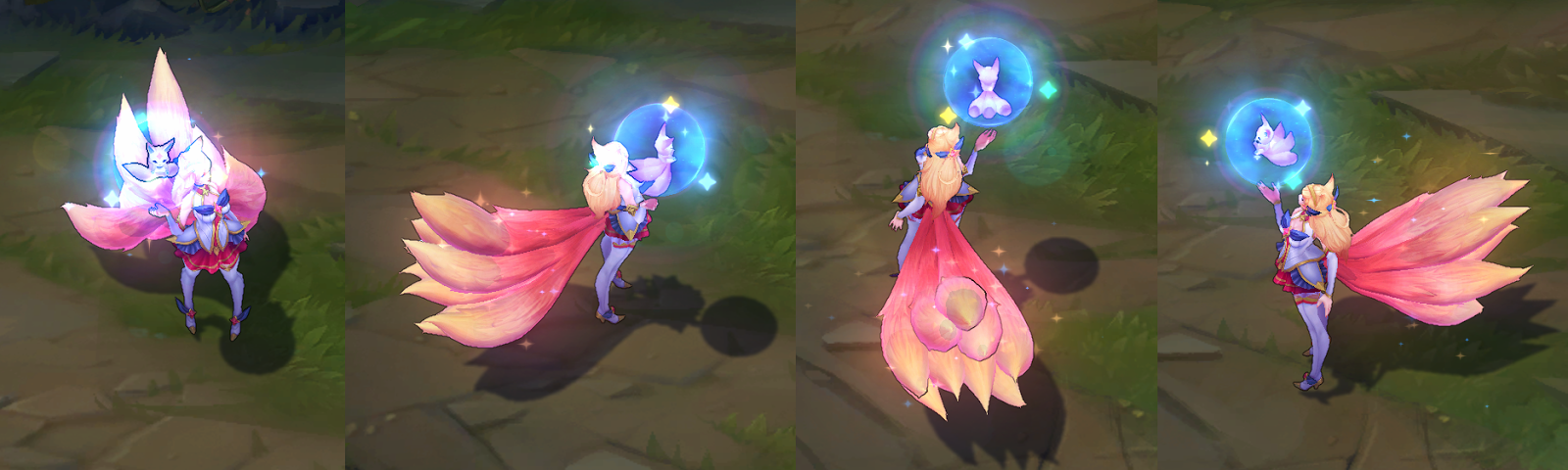 star guardian ahri skin for league of legends ingame picture