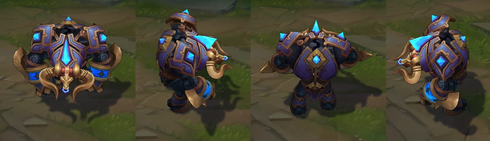 hextech alistar skin for league of legends ingame picture