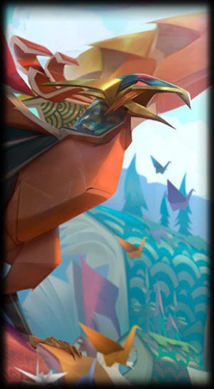 loading screen papercraft anivia