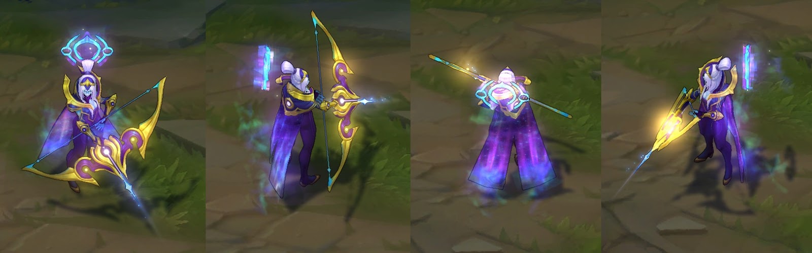 cosmic queen ashe skin for leauge of legends ingame picture