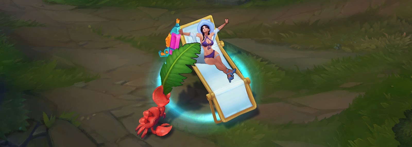 pool party caitlyn skin recall animation