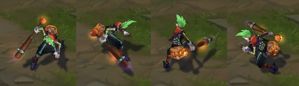 Trick or Treat Ekko League of Legends skin LoL Skin