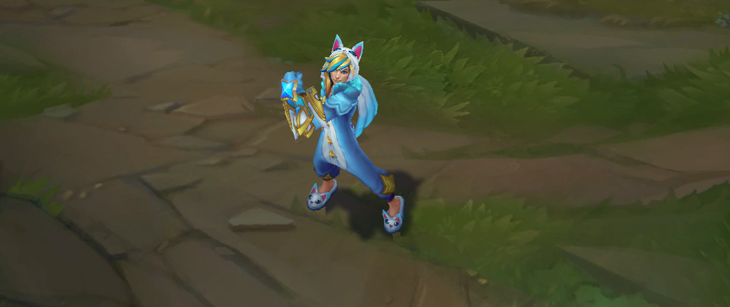 pajama guardian ezreal skin for league of legends ingame picture