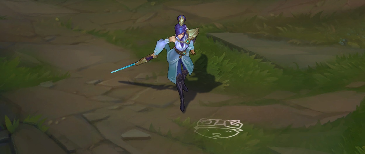 soaring sword fiora skin for league of legends ingame picture