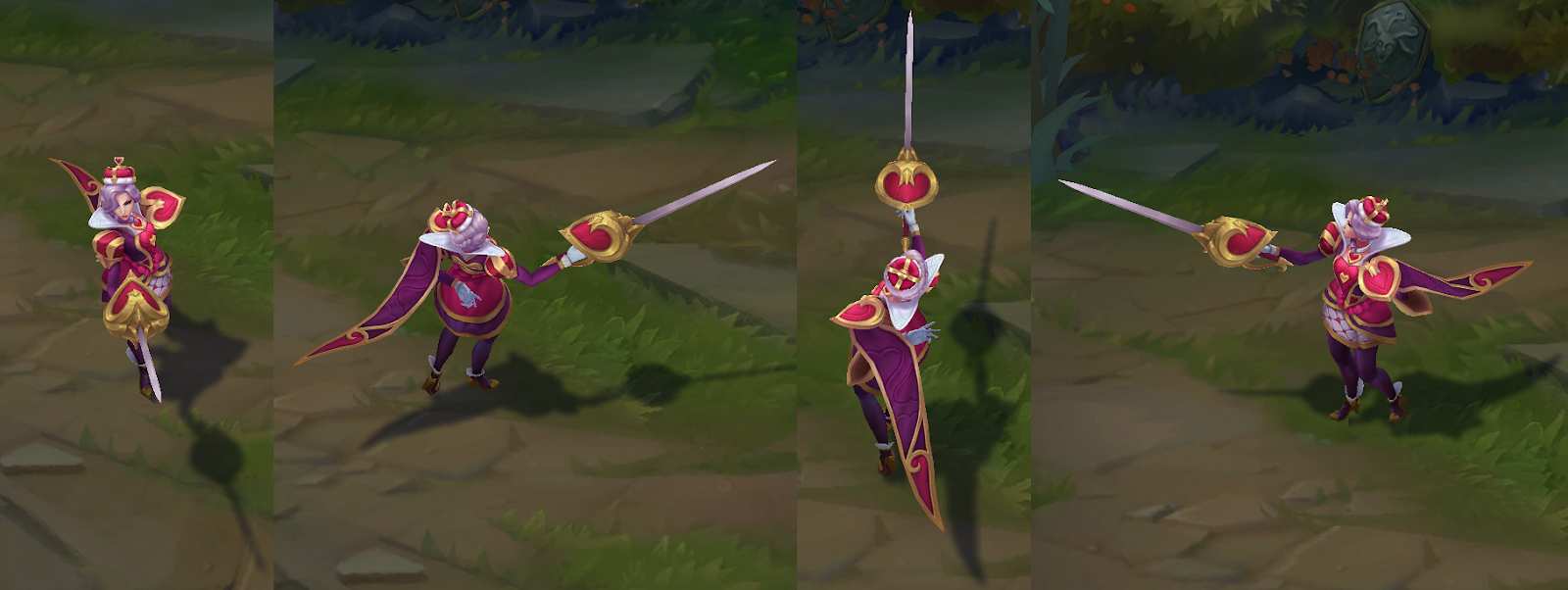 heartpiercer fiora skin for league of legends ingame picture