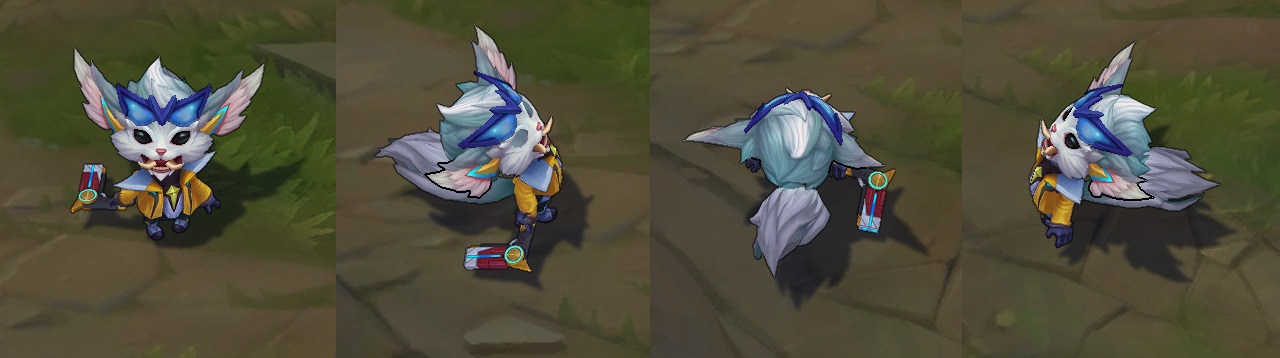 super galaxy gnar skin for league of legends ingame picture.
