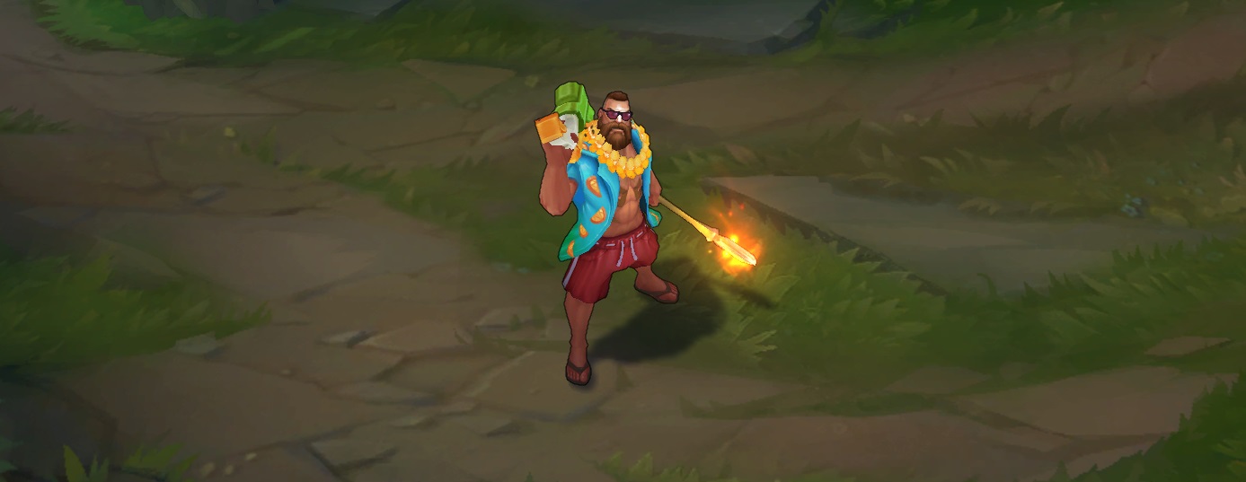 pool party gangplank skin for league of legends ingame picture